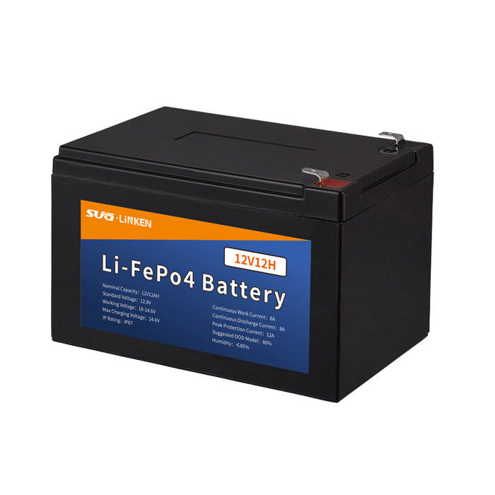 12ah Lifepo4 Lithium Storage Battery 12v Battery Pack Overcurrent Protection